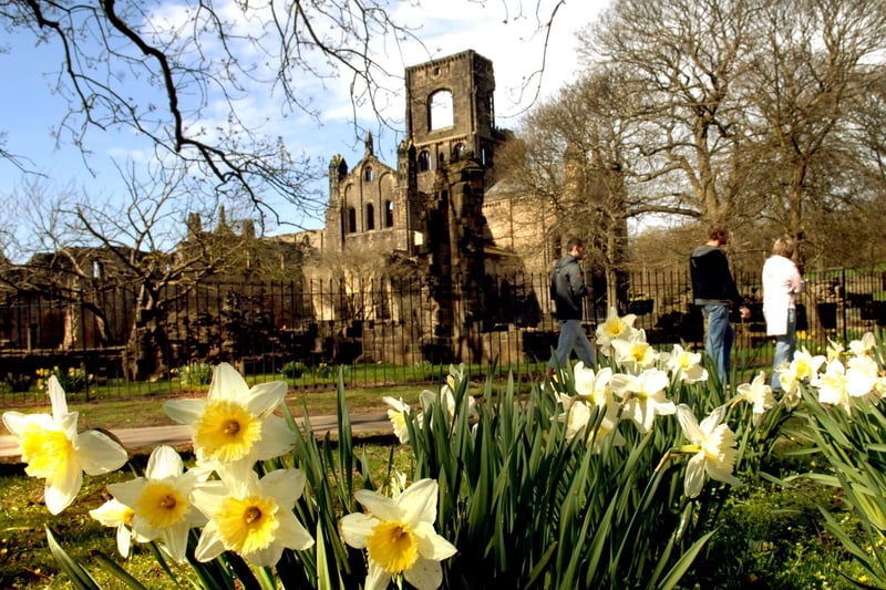 The Kirkstall Abbey grounds are said to be haunted.