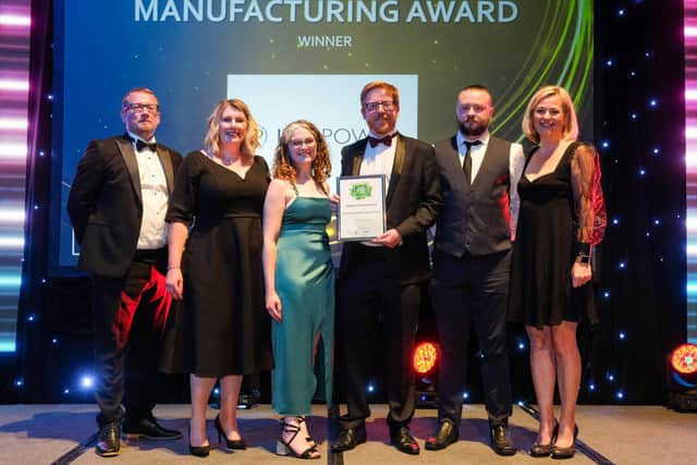 South Yorkshire Sustainabilty Awards. Manufacturing Award winner ITM Power
