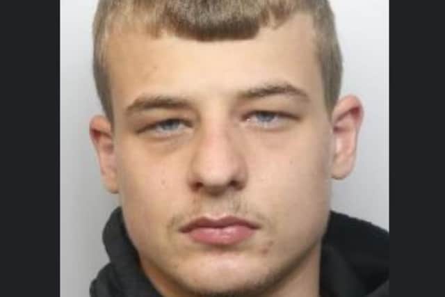 South Yorkshire Police  have launched a manhunt for Callom Taylor, aged 19