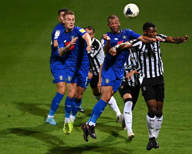 Sam Graham, on loan at Notts County from Sheffield United, scored for the Magpies in their 3-0 win at Morpeth Town in the third round of the FA Trophy on Saturday. (Photo by Laurence Griffiths/Getty Images)