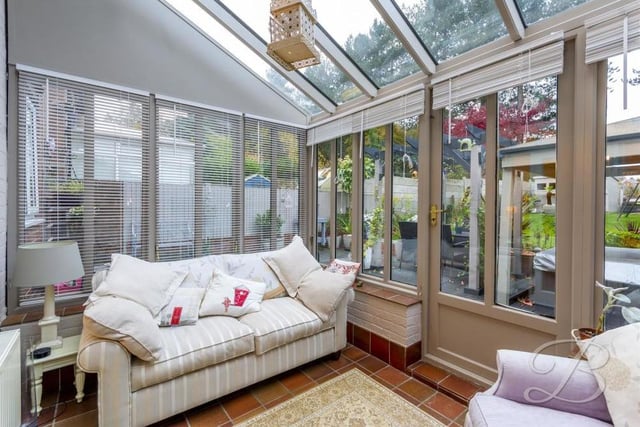 The comfortable conservatory is undoubtedly an asset to the house. Blessed with a central-heating radiator, its windows look out on to the back garden, while a door leads outside.