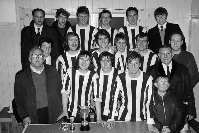 Warsop Charity Cup Final winners in 1970 - spot any familiar faces?