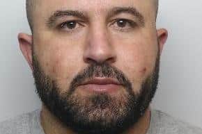 Picture is Albanian national Erblin Sulaj, aged 29, of no fixed abode, who has been sentenced at Sheffield Crown Court to 27 months of custody after he pleaded guilty to producing class B drug cannabis across two properties on Witney Street, at Highfield, in Sheffield.
