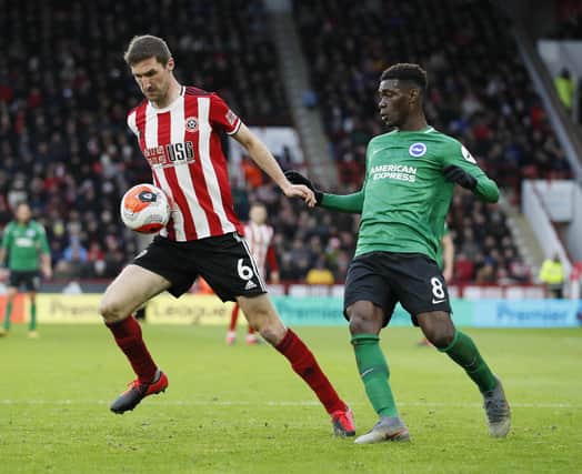 Chris Basham has improved every single season since Chris Wilder's appointment as Sheffield United's manager: Simon Bellis/Sportimage