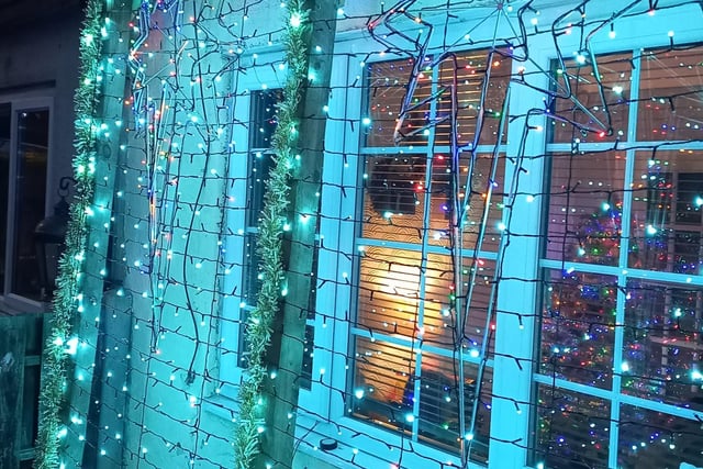 The amazing Christmas decorations at John Berry's house in Sheffield (pic: John Berry)