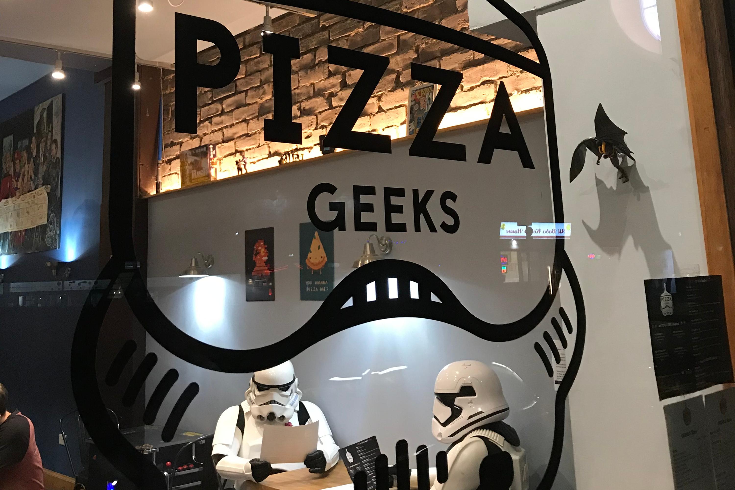 “Pizza Geeks for me! Keeping everyone fed on delivery whilst continuing their Pizza for the People, feeding NHS staff and vulnerable people”, Amy Louise Beverley.
Pizza Geeks, 19 Dalry Road, Edinburgh  (0131 347 8863, www.pizzageeks.co.uk)
(They have just given away their 10,000 pizza as part of the above initiative, which is designed to support the disadvantaged, homeless and key workers).