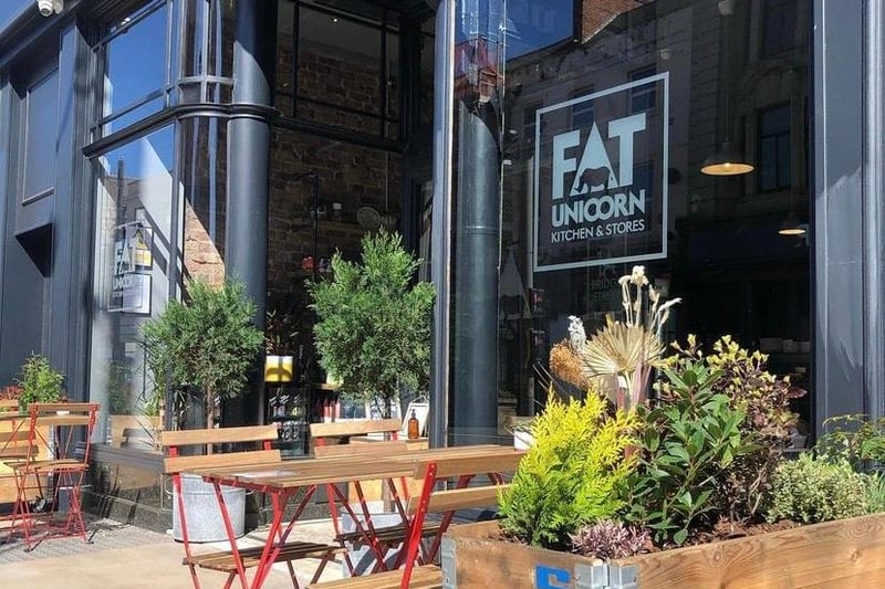 Another excellent addition to Mackie's Corner, Fat Unicorn has outdoor seating to enjoy its artisan produce and coffees. They're also in the process of creating seating indoors.