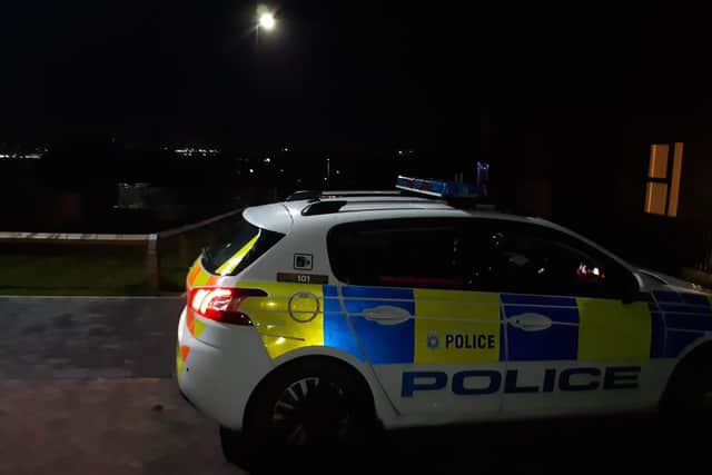 Police patrols have been stepped up on the Manor estate because of issues with youths setting off fireworks