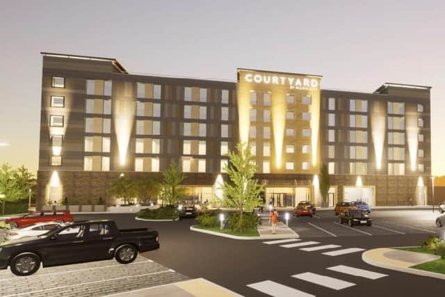 Developers say the hotel will be "fully accessible to guests, customers and staff,"