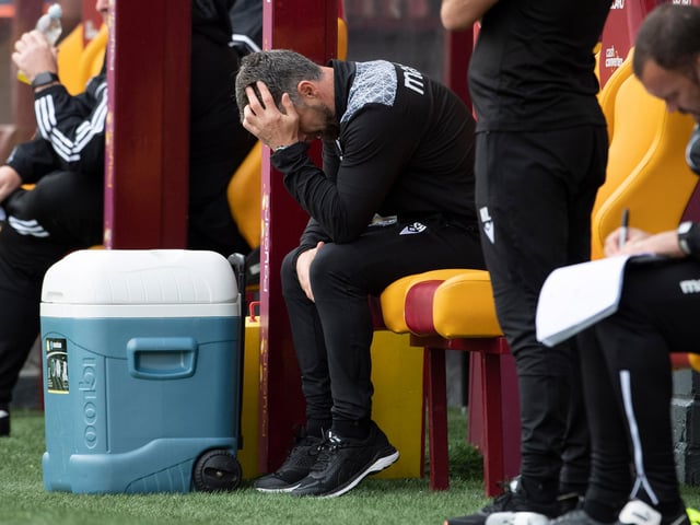 It is now one league win in the last 13 for Motherwell. It has really not been a good start to the season for the Steelmen. There is a feeling that Robinson has not quite got the balance right in the attacking third and it is concerning he is questioning his players’ desire. Not something you would expect under his tenure.