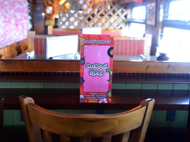 There is an extensive cocktail menu, with many available two for £10 every day.