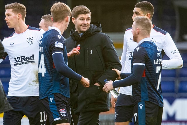 Steven Gerrard hopes Ross County and manager Stuart Kettlewell deal with midfielder Michael Gardyne following an incident with Alfredo Morleos. From what his players told him, what was said was a “very serious thing” by Gardyne. (Various)