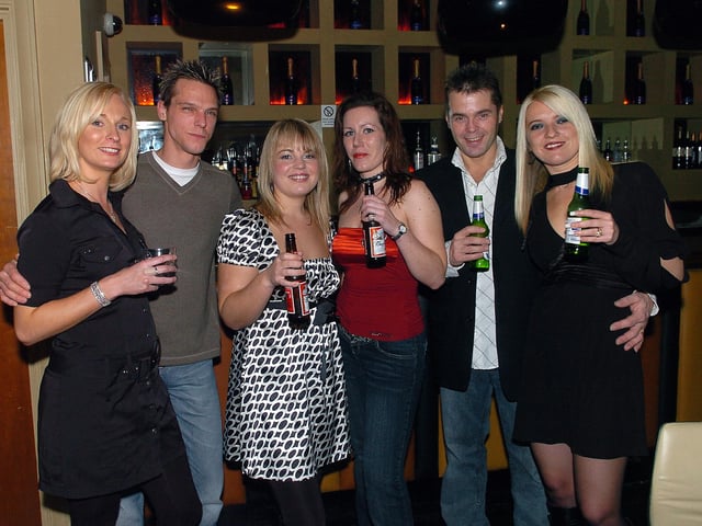 Clubbers having a festive time at Tiger Tiger nightclub in Gunwharf Quays on December 29, 2006. Picture: (065405-0010)