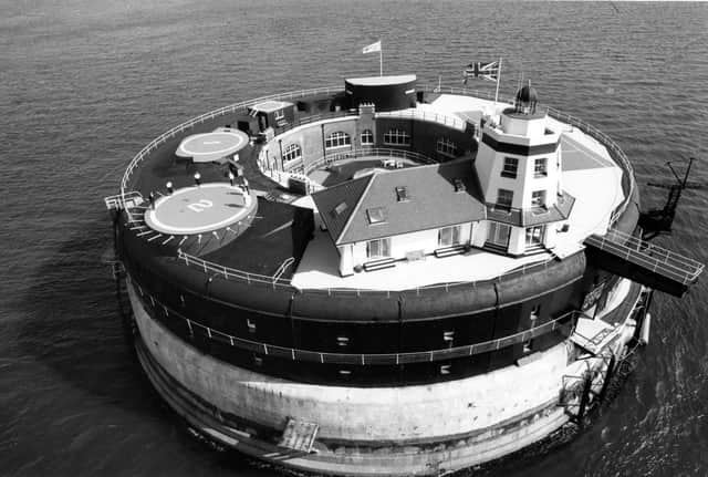 A revamped No Man's Land Fort, Spithead in June 1990. The News PP1543