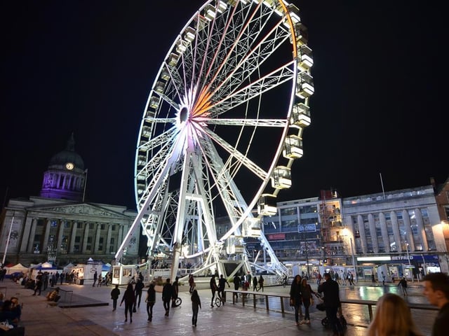 We started this guide by flying high, and that's how we're going to end it too. The Wheel of Nottingham has returned to its Old Market Square position until New Year's Eve, and it's a must-try if you want to see the sights of the city from 60 metres in the air.