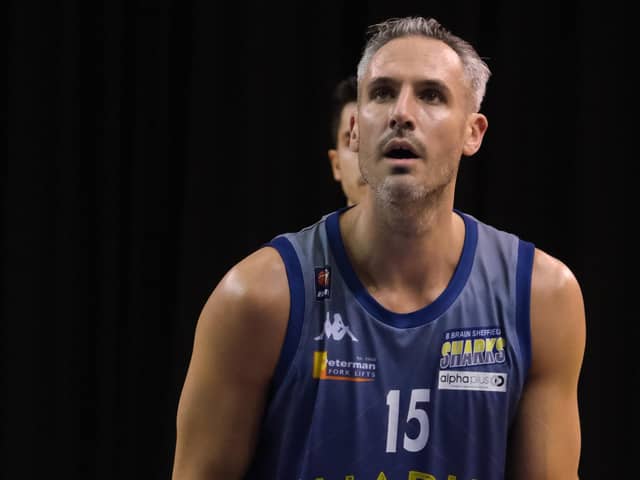 Sheffield Sharks have a mental advantage over Glasgow Rocks after beating them in the BBL Cup, according to skipper Mike Tuck. Photo: Dean Atkins.