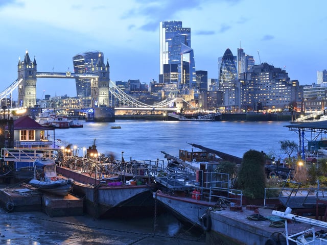 City of Landmarks Greater London, England. 