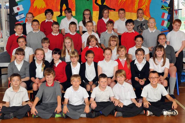 Who do you recognise among these 2012 leavers at Rossmere Primary School?
