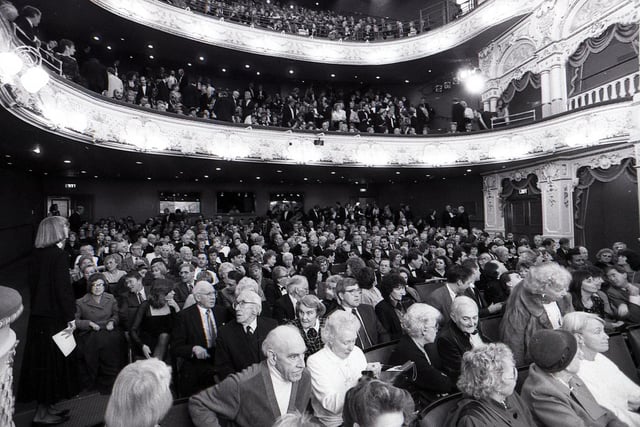 Lyceum Theatre, Sheffield, opening night, 10th December 1990
