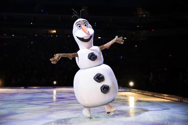 Olaff the snowman is one of the stars of the show