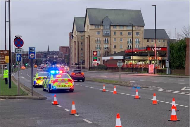 Motorists have been pulled over on Penistone Road in Sheffield today to be tested for drink and drug driving