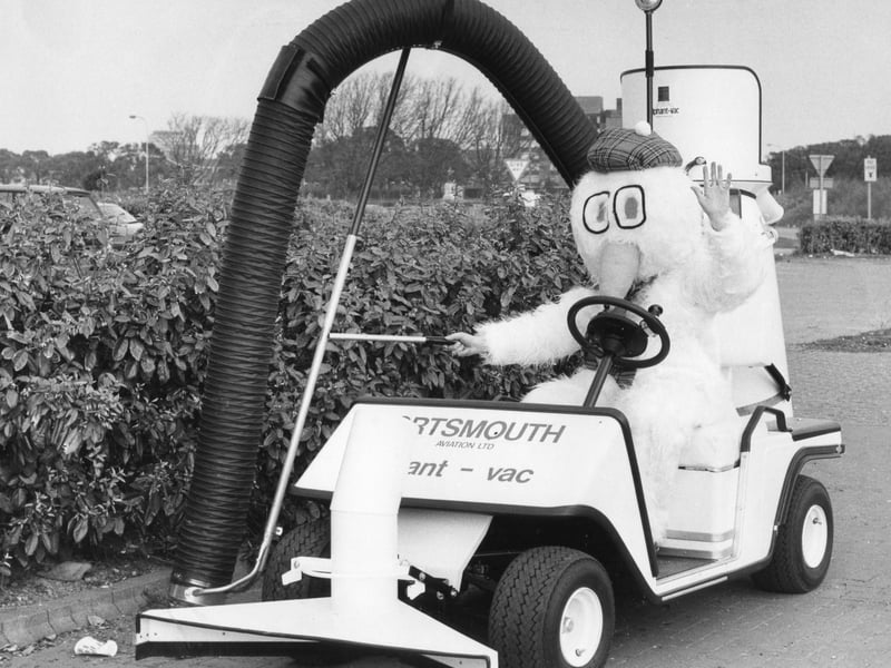 Litter and flytipping continue to blight our city - often because there are people who just cannot be bothered to correctly get rid of their rubbish! But everyone playing their part to keep our city looking glorious will be welcomed.
And if you need some inspiration, just look back at Portsmouths' own Elephant Vacuum Cleaner in Southsea Common carpark on April 1990!
The News PP3133