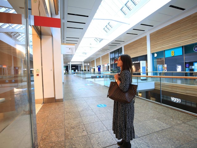 The traffic light system, which will be in operation at most stores, uses red and green signals to indicate if visitors are able to enter a shop or not, depending on capacity.