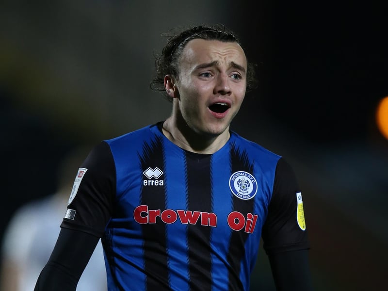The midfielder came through the Spotland academy around the same time as Pompey's Andy Cannon. Rathbone has been a regular for Rochdale this season, featuring 33 times. He's capable of playing in the engine room or on the left.