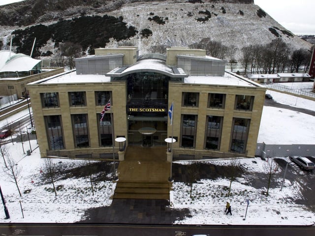 The Scotsman Publications headquarters, Barclay House, 108 Holyrood Road, 16 February 2000.