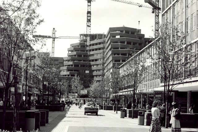The newly built Manpower Services Commission building nears completion in August 1980