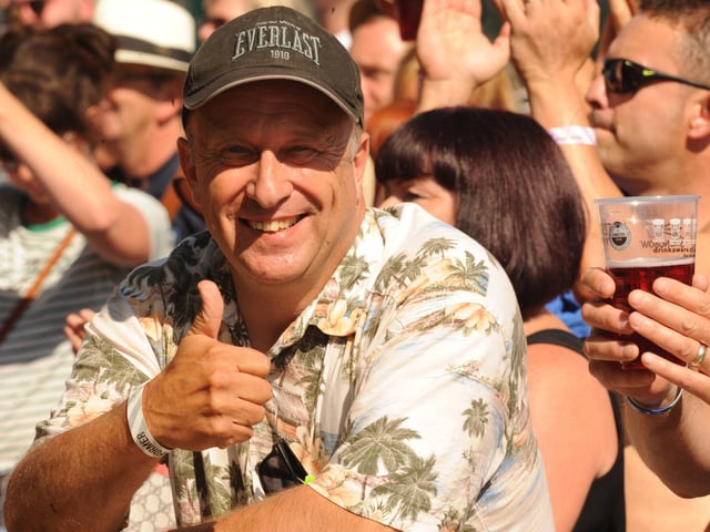 Pete Driver from North End, Portsmouth at Victorious Festival in 2019.