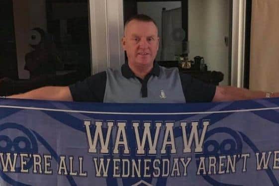 Paul Carder, who was a huge Sheffield Wednesday fan, drowned in January, while on a cruise