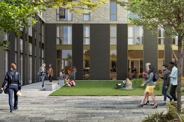 The flats will have a concierge reception.