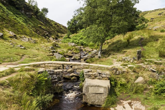 Take in some of the most famous Bronte landmarks, including the Bronte Bridge, Bronte Chair and Bronte Waterfall, on this nine mile route from Top Withens to Stanbury, which follows a section of the Pennine Way.
