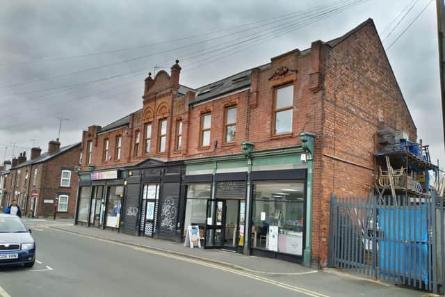 Taplin Road former Co-op building tucked away off the main road in Hillsborough.