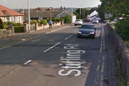Temporary traffic lights will be installed on the A9, Stirling Road, Larbert from November 30 until December to allow for Openreach cabling work. Google.