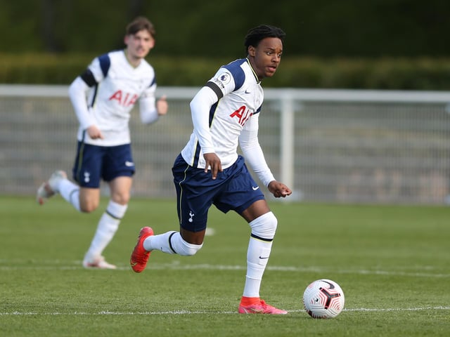 Age: 19, Position: LM, Parent club: Tottenham, Appearances: 7 appearances. (Photo by Paul Harding/Getty Images)