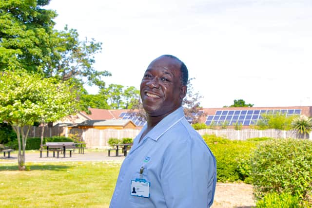Dellroy Blake has become a nurse at the age of 57