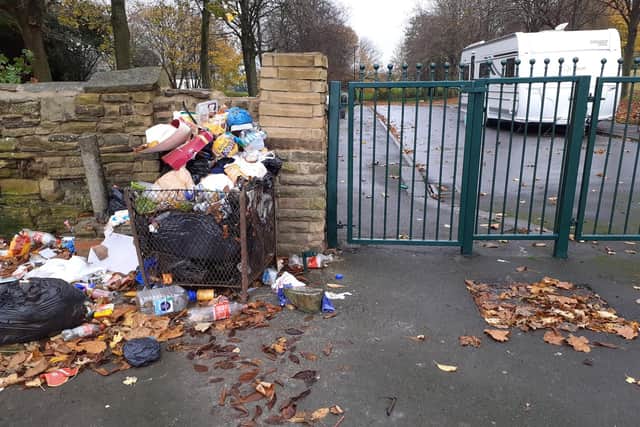 The clean up action as been suspended at Darnall Cemetery after litter and human waste is continuing to pile up