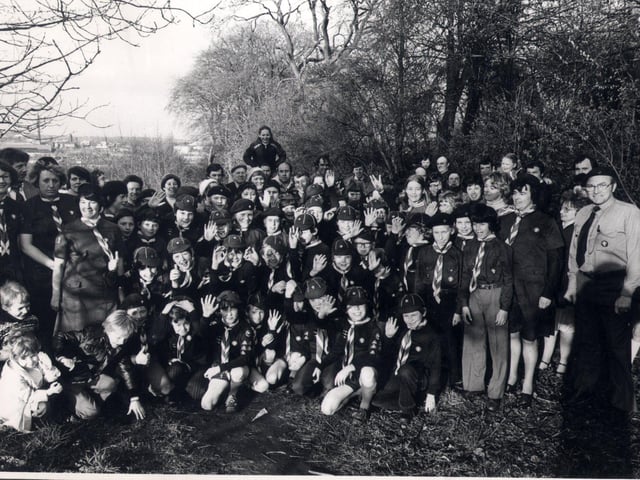 Boy Scouts in Ecclesfield, Sheffield, in May, 1979