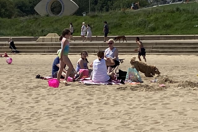 Temperatures soared in South Shields on Wednesday and Thursday