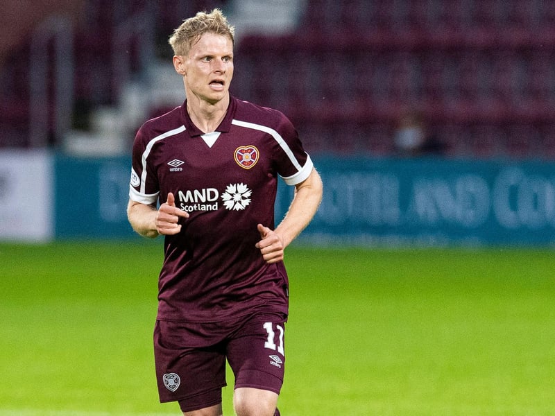 The attacker’s pace is an asset for Hearts but he wasn’t able to make the most of it. Started centrally, didn’t hold the ball or use it as was needed of the team.
