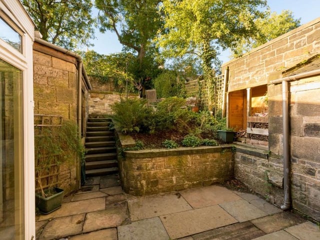 Rear courtyard.