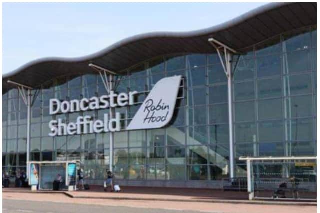 Doncaster Sheffield Airport.
