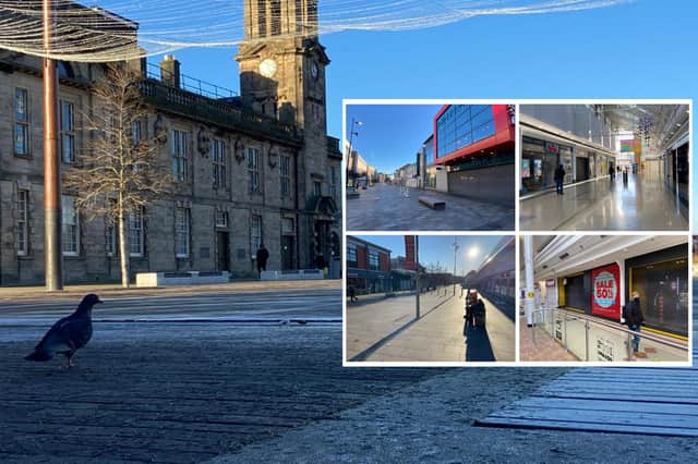 Most of Sunderland city centre's businesses were once again closed on the first day of new restrictions, and the final day of 2020.