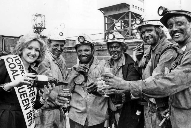 Grimethorpe Colliery Millionth Tonne With Coal Queen Gillian Parkin 12 March 1980