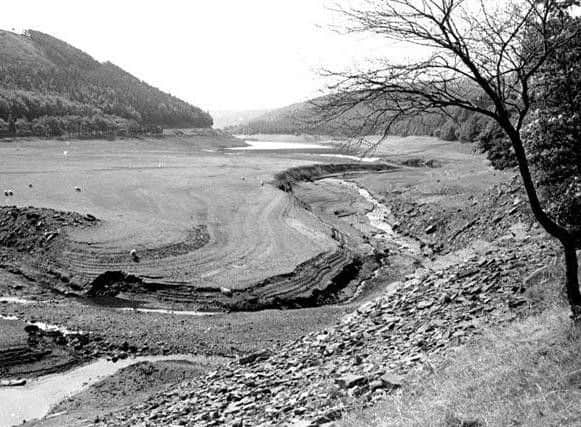 South Yorkshire's Derwent reservoir was dry as a bone.