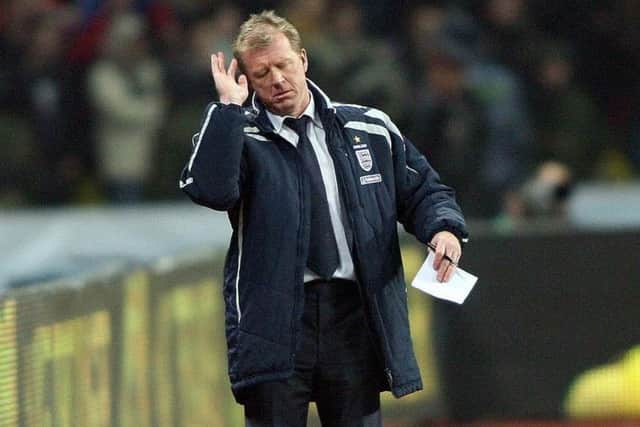 England manager Steve McClaren during the UEFA European Championship qualifying match at the Luzhiniki Stadium, Moscow, Russia. PRESS ASSOCIATION Photo. Picture date: Wednesday October 17, 2007.
