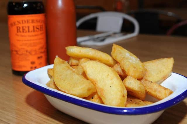 Triple cooked chips at the Sentinel Brewhouse. Picture: Andrew Roe
