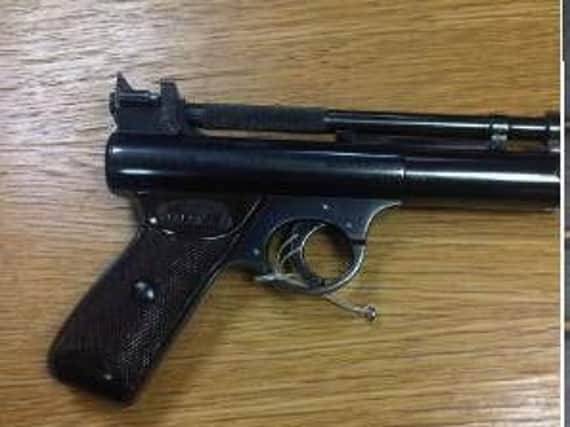 A gun handed in during a weapons amnesty
